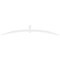Ekena Millwork Archdale Architectural Grade PVC Gable Bracket, 108"W x 18"H x 2"D x 4"F, 4/12 Pitch GBP108X18X0204ARC00 - alternate 3